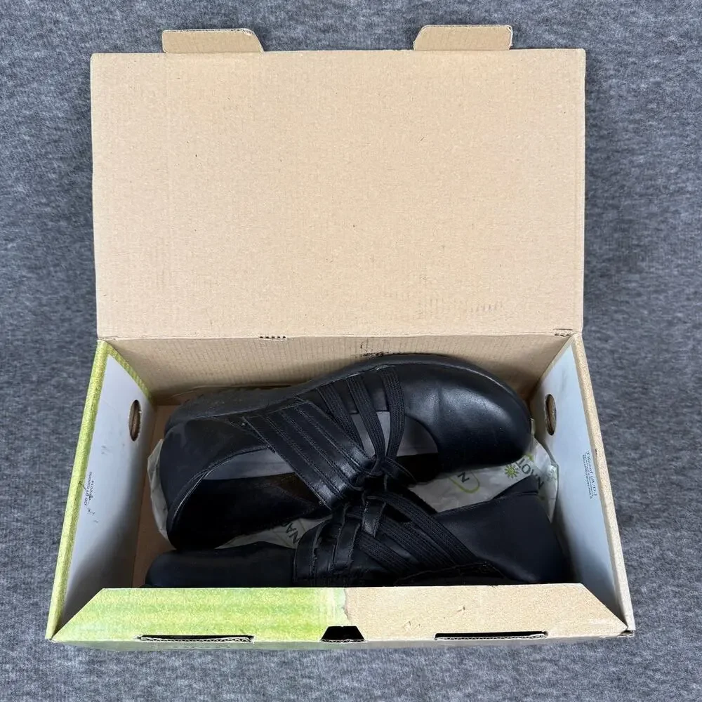 Naot Kawaka Black Slip-On Pull-Tab Orthopedic Mary Jane size 38 New in Box